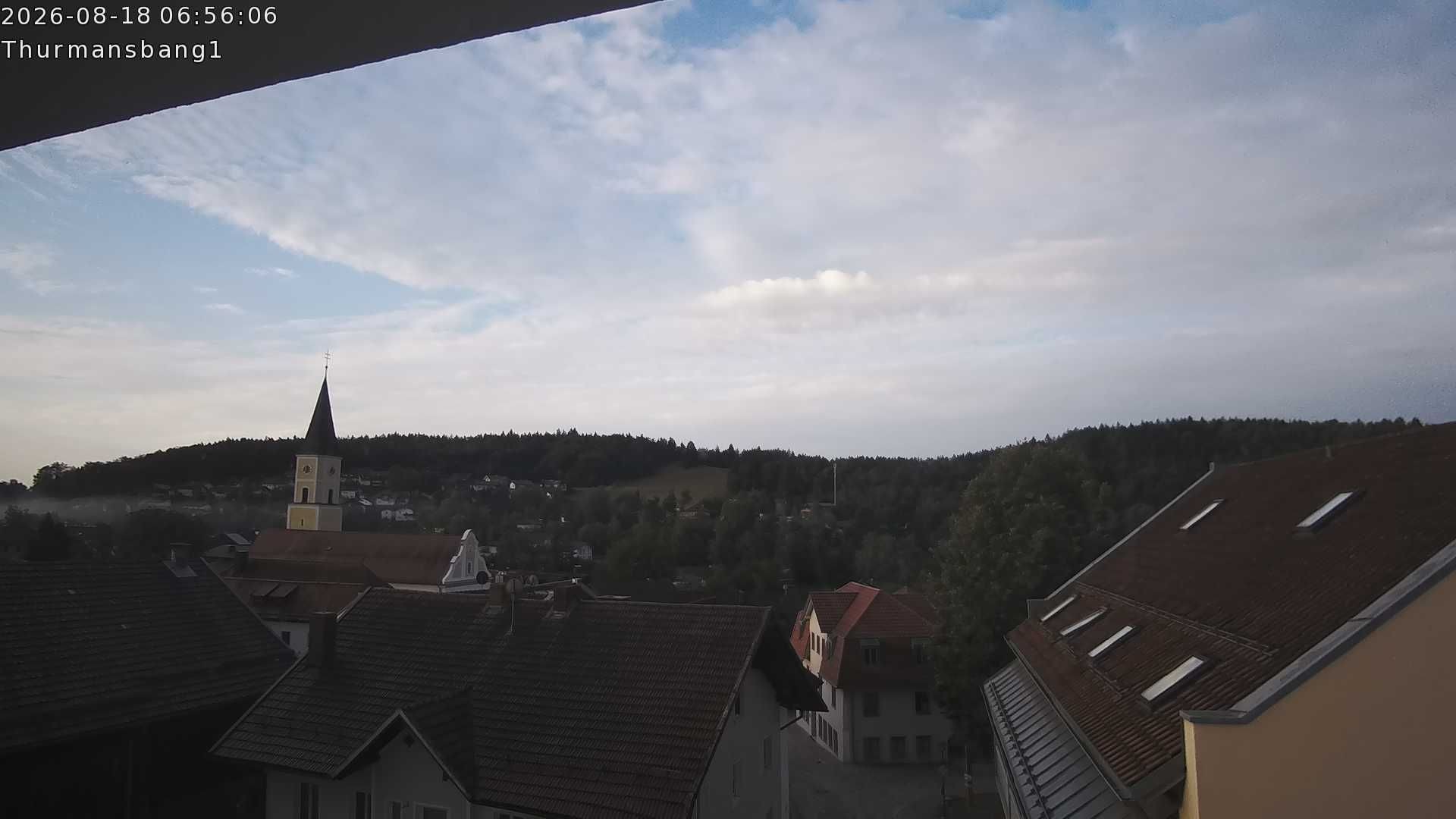 Archived image Webcam Thurmansbang village