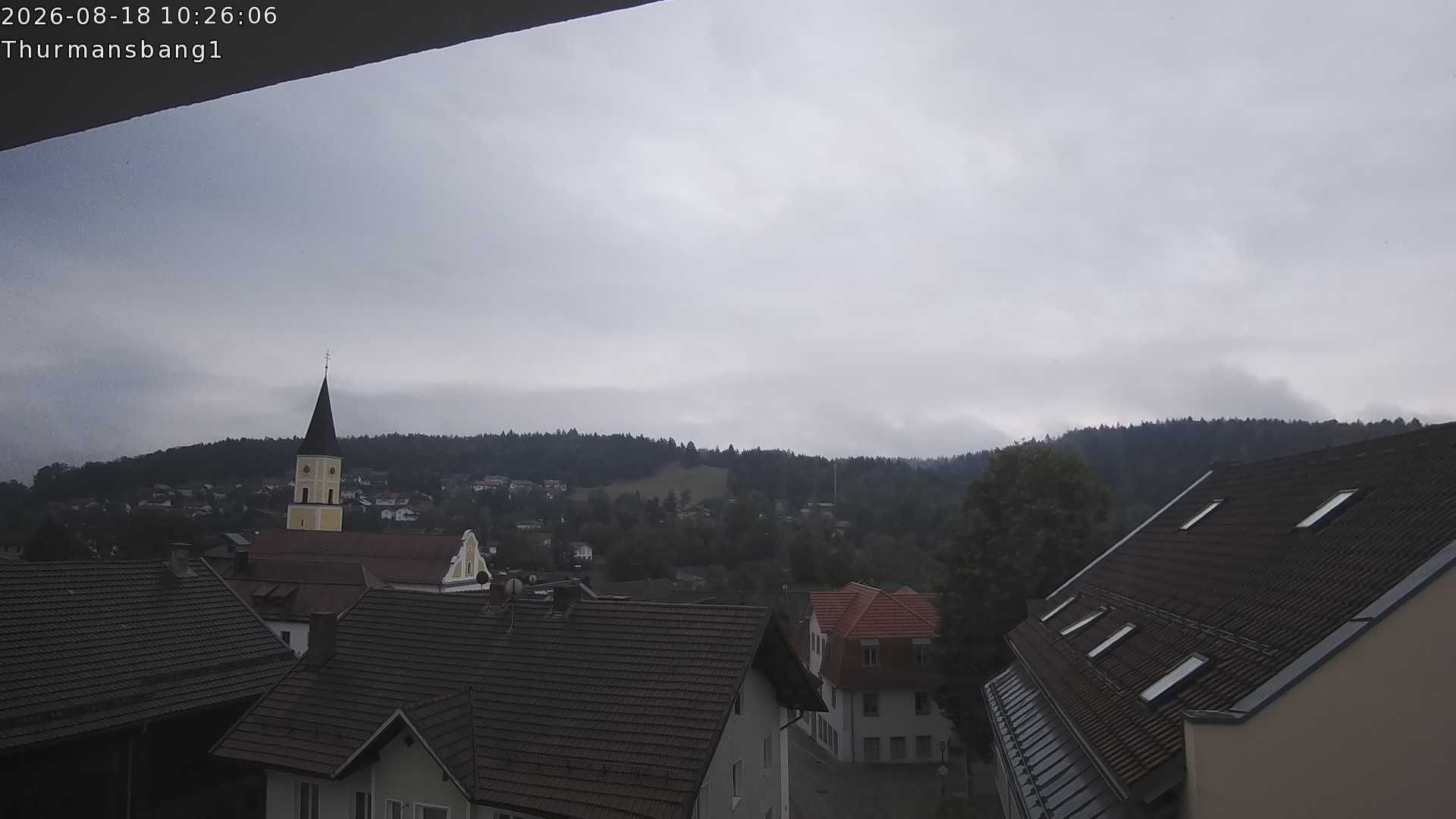 Archived image Webcam Thurmansbang village