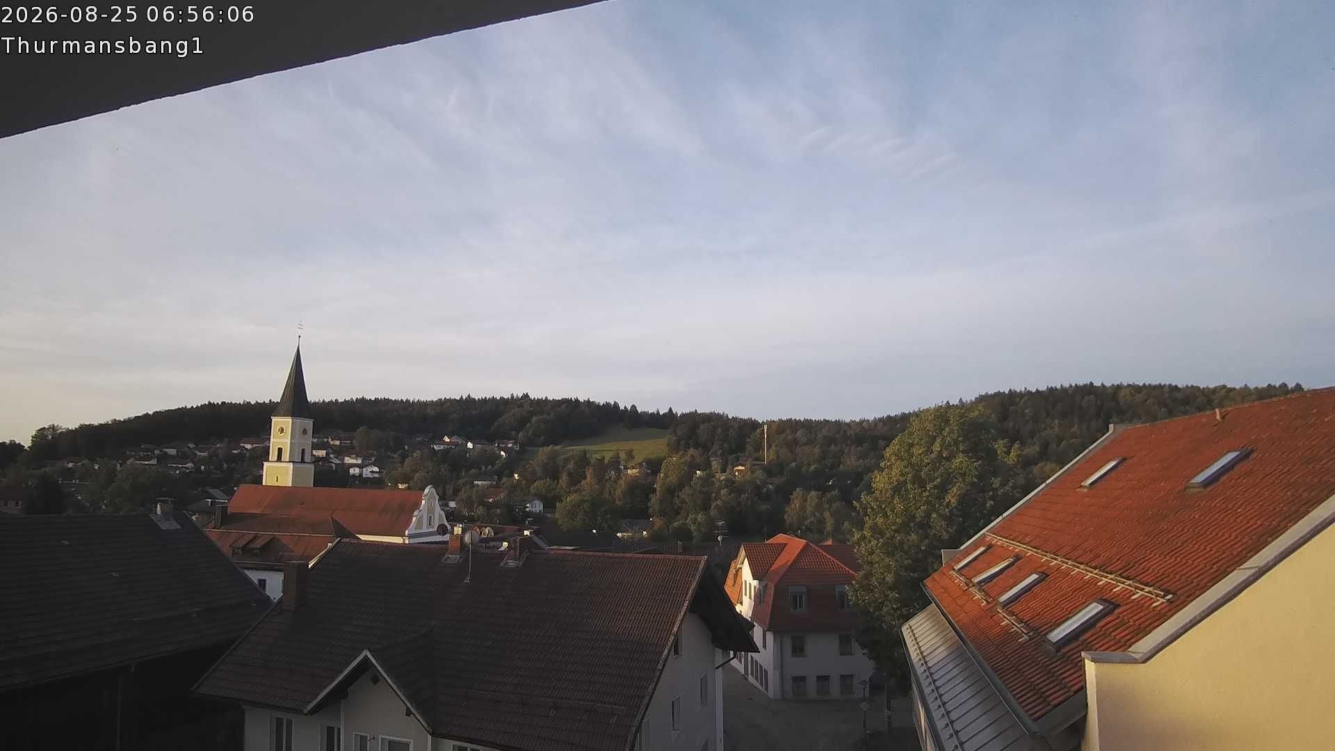 Archiv Foto Webcam Blick auf Thurmansbang im Bayerischen Wald