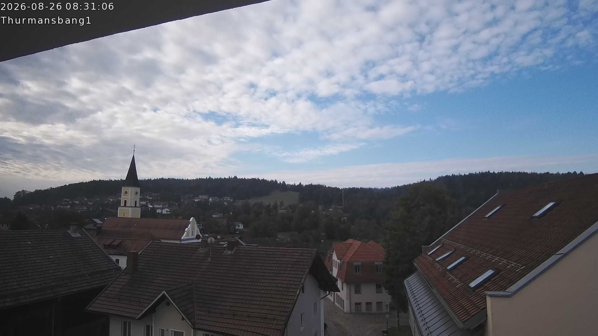 Archiv Foto Webcam Blick auf Thurmansbang im Bayerischen Wald