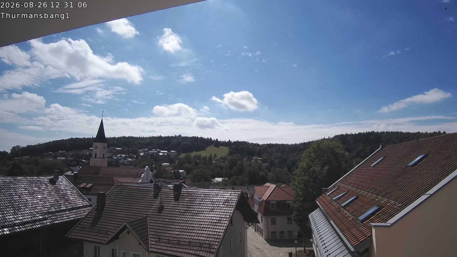 Archiv Foto Webcam Blick auf Thurmansbang im Bayerischen Wald