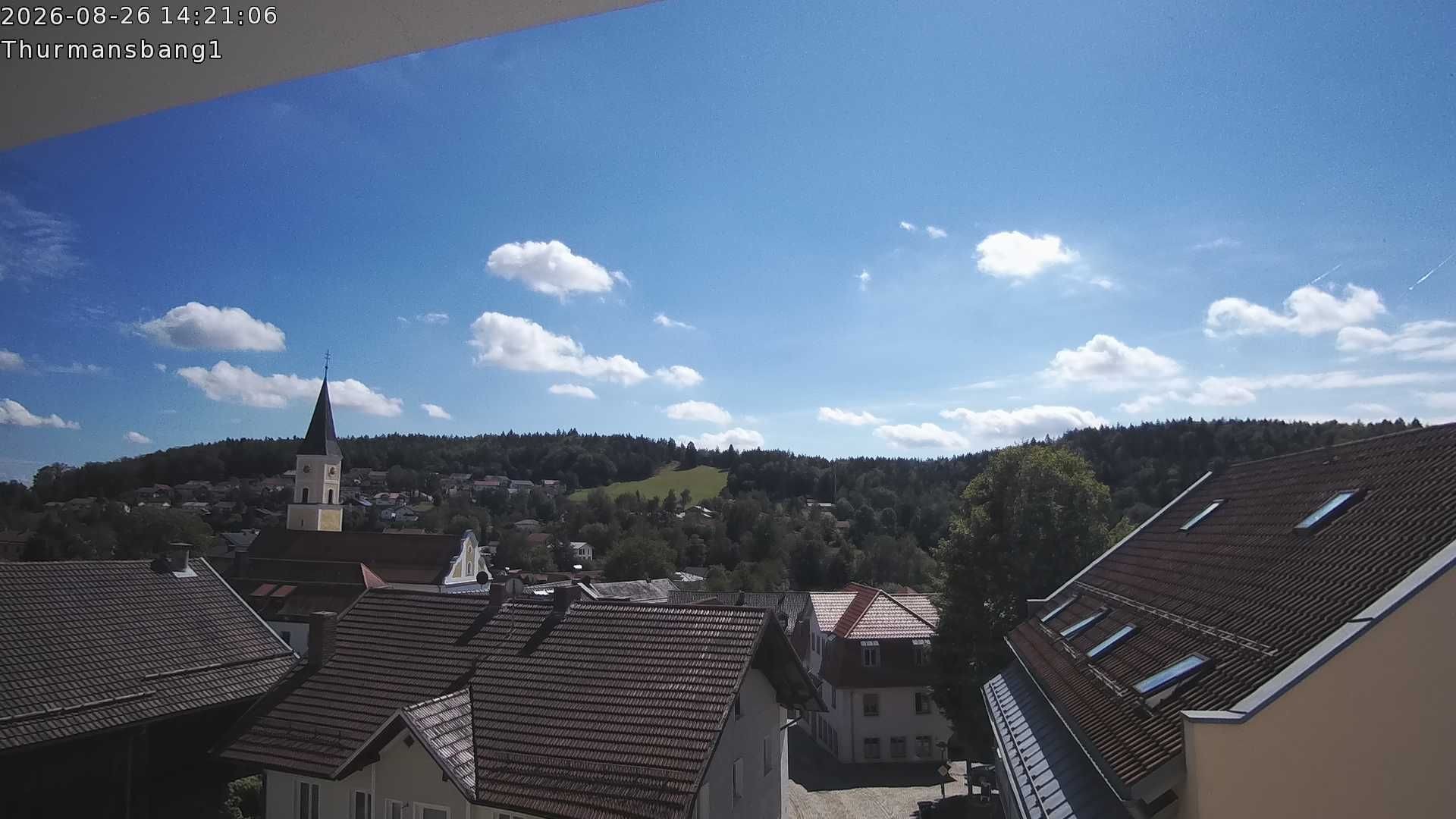 Archiv Foto Webcam Blick auf Thurmansbang im Bayerischen Wald