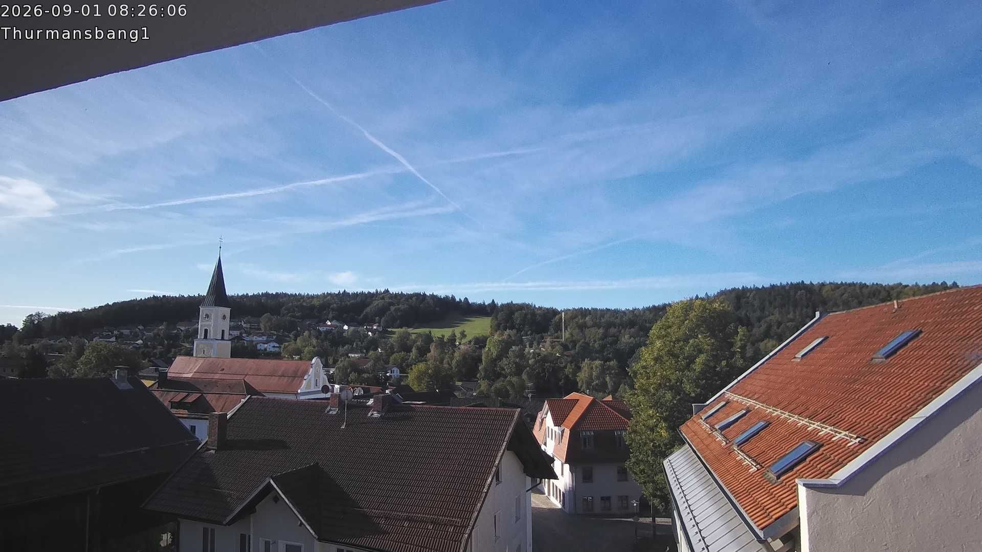 Archiv Foto Webcam Blick auf Thurmansbang im Bayerischen Wald