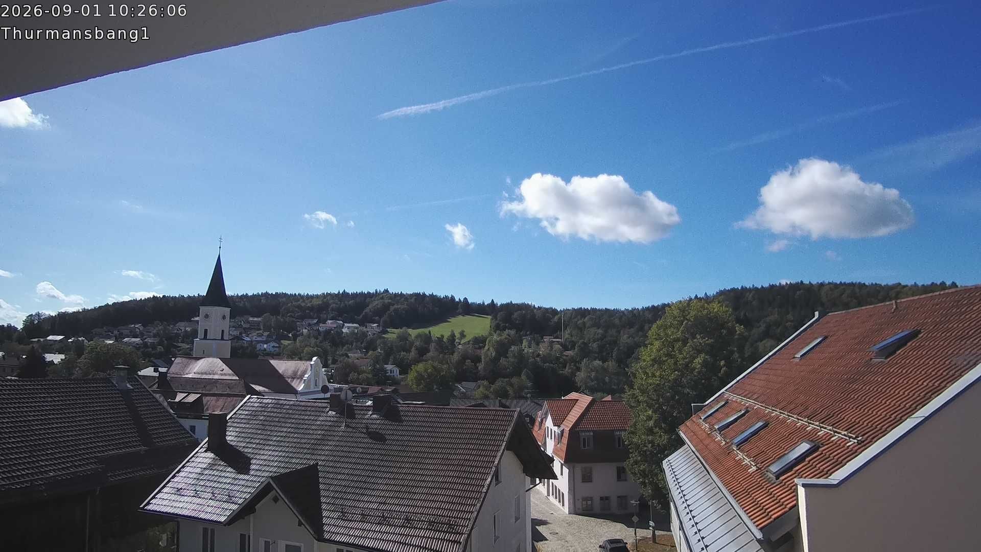 Archiv Foto Webcam Blick auf Thurmansbang im Bayerischen Wald