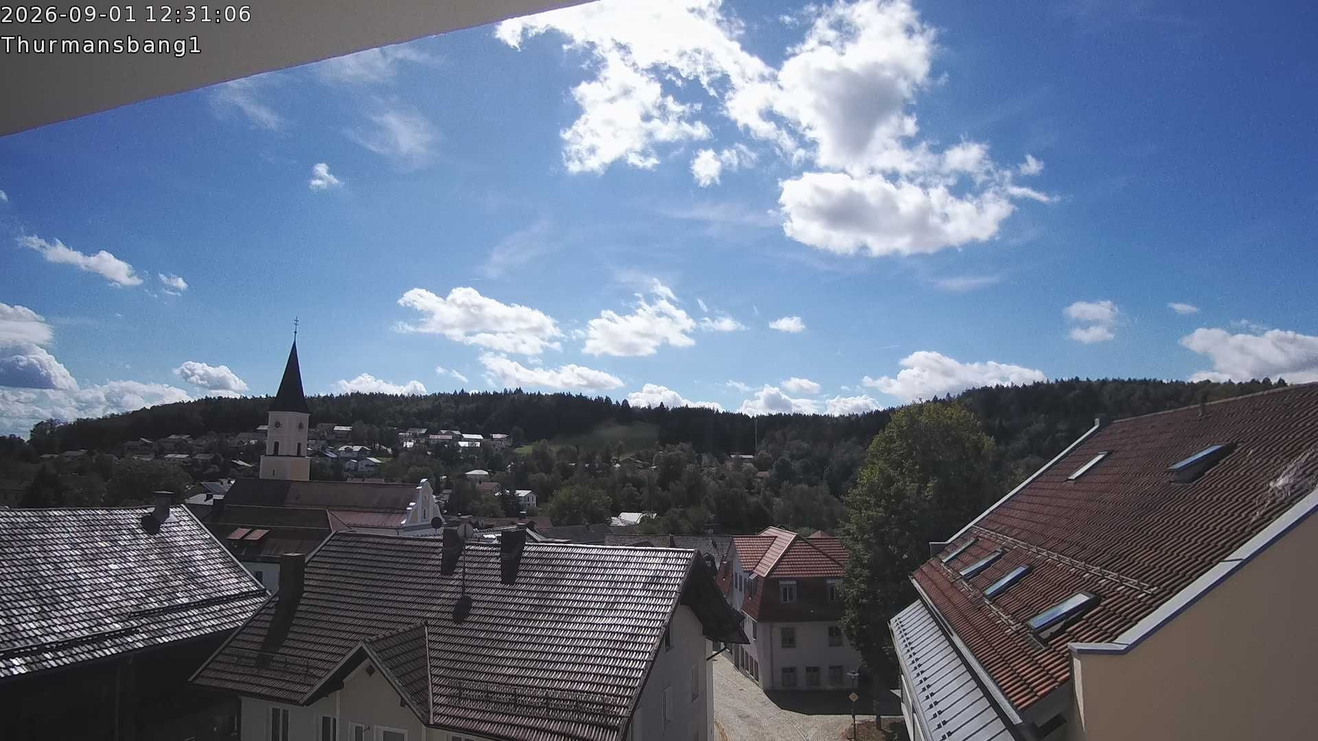 Archiv Foto Webcam Blick auf Thurmansbang im Bayerischen Wald