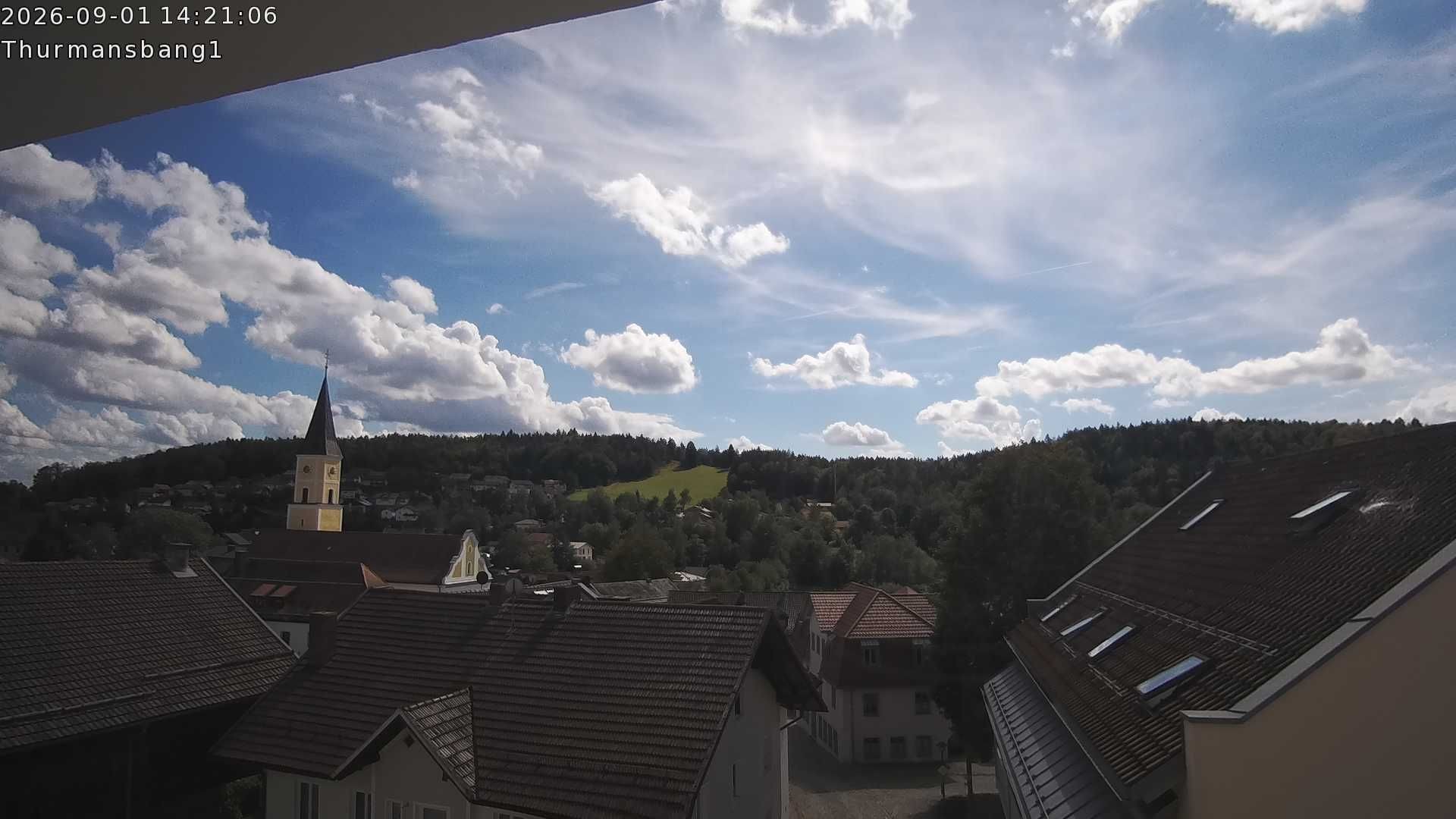 Archiv Foto Webcam Blick auf Thurmansbang im Bayerischen Wald