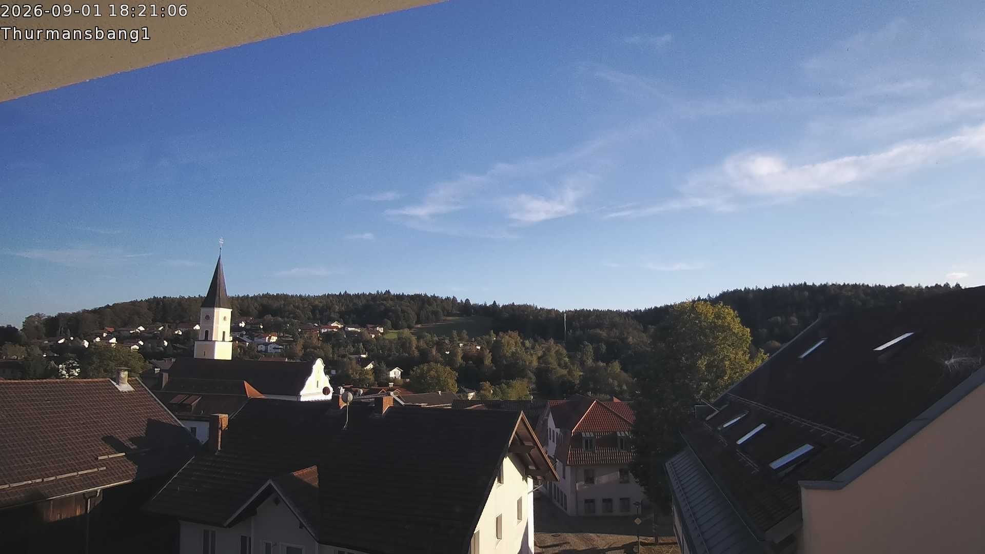 Archiv Foto Webcam Blick auf Thurmansbang im Bayerischen Wald