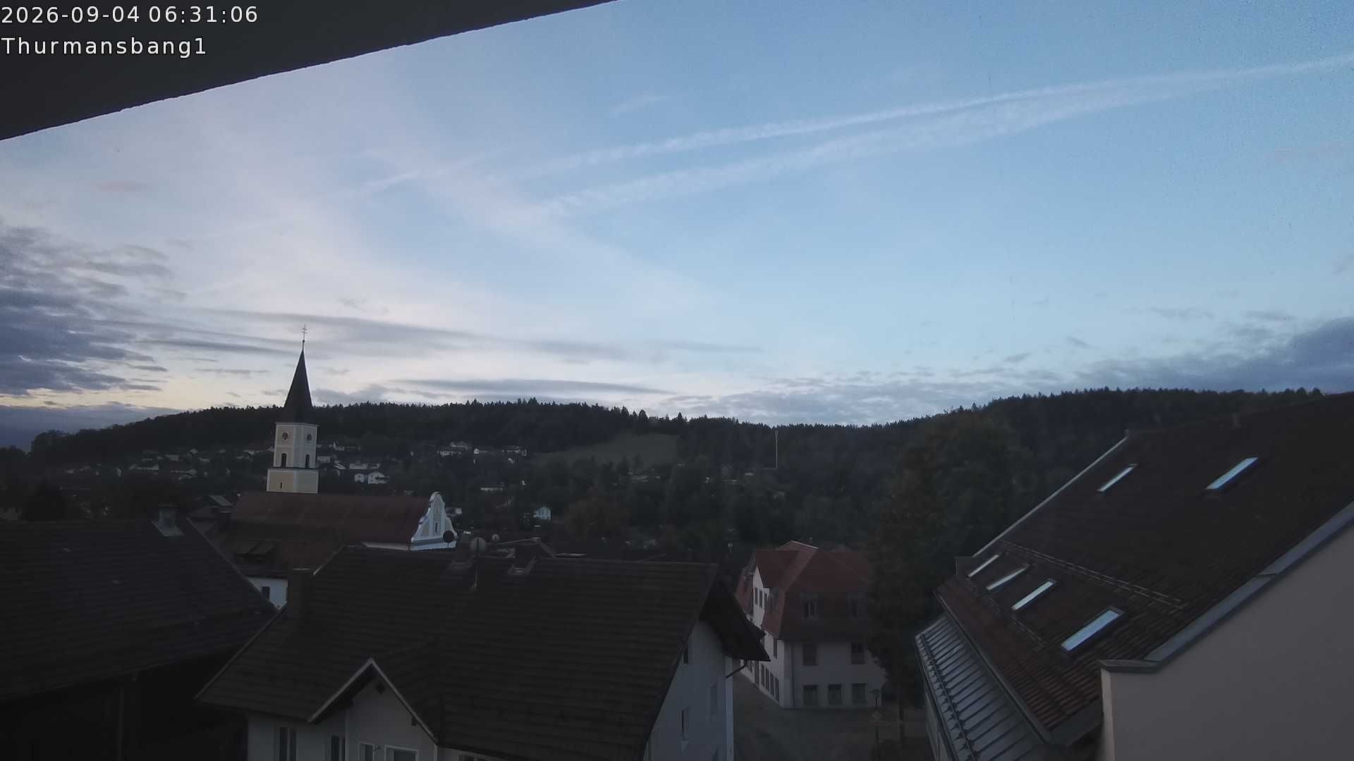 Archived image Webcam Thurmansbang village