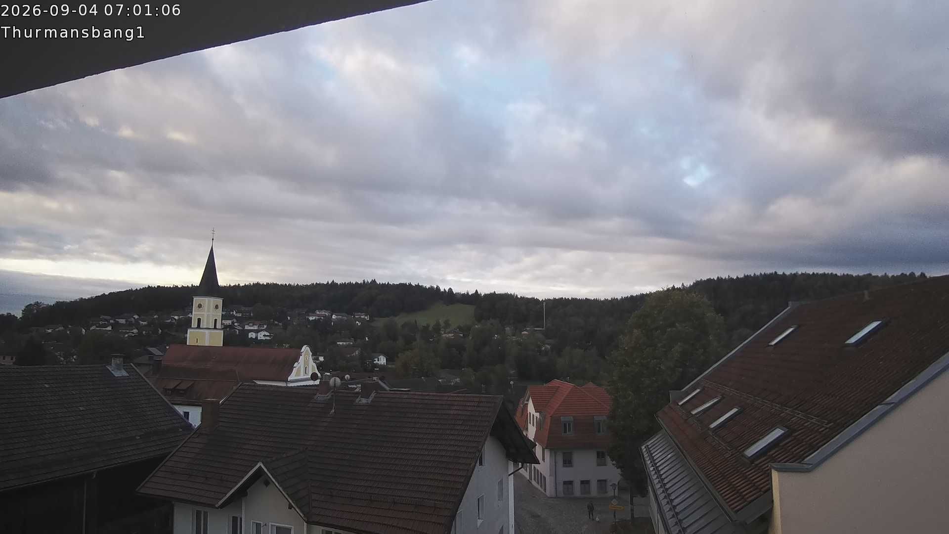 Archived image Webcam Thurmansbang village