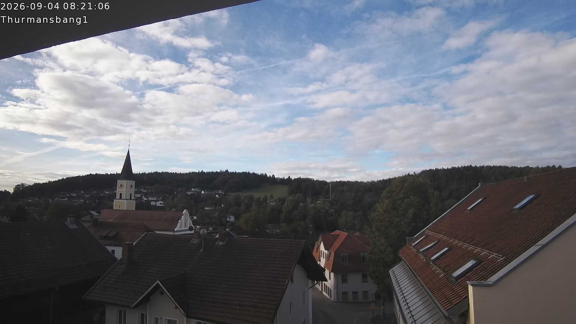 Archived image Webcam Thurmansbang village