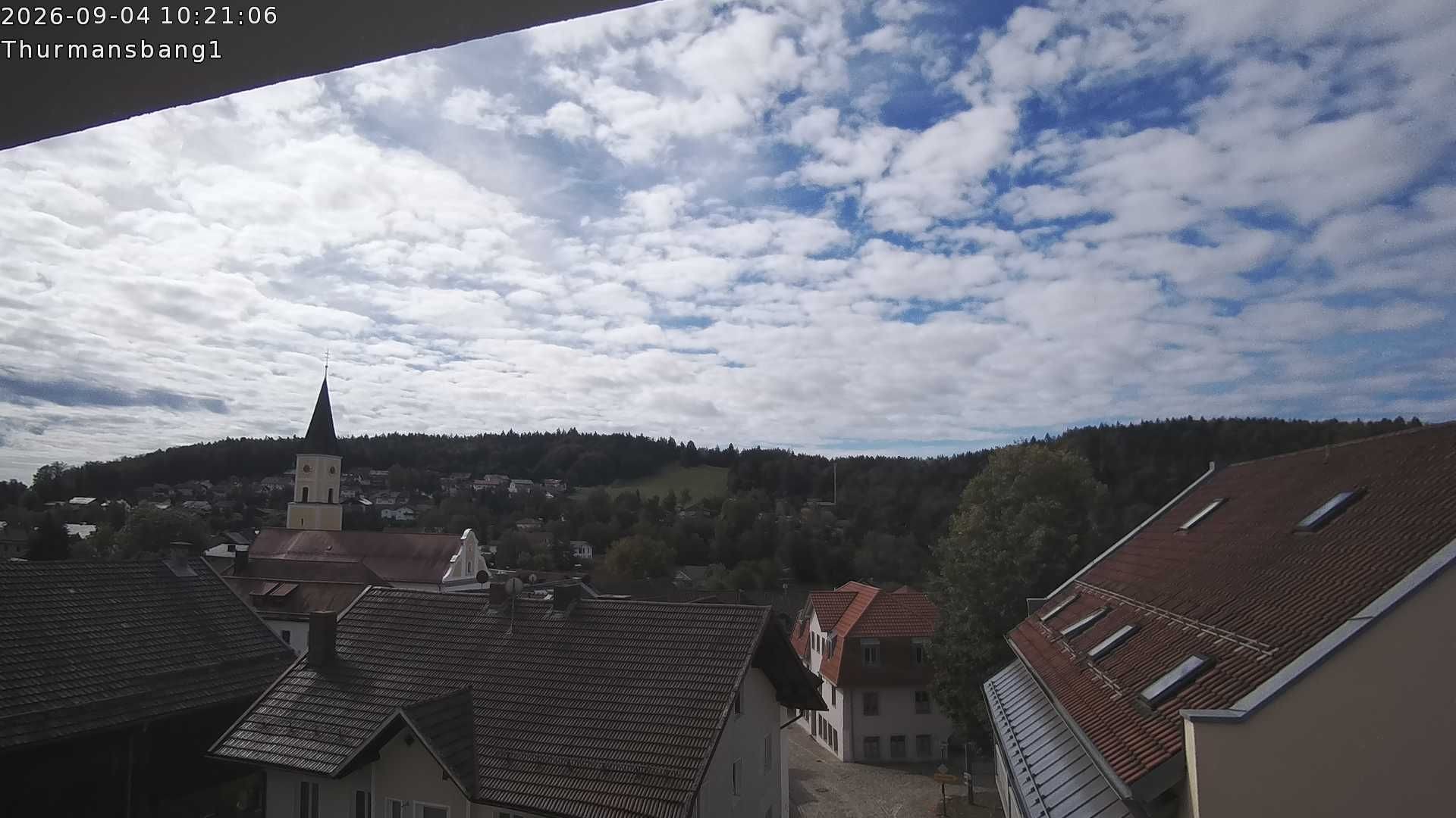 Archived image Webcam Thurmansbang village