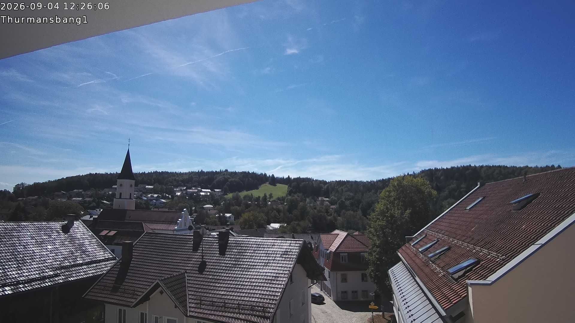 Archived image Webcam Thurmansbang village