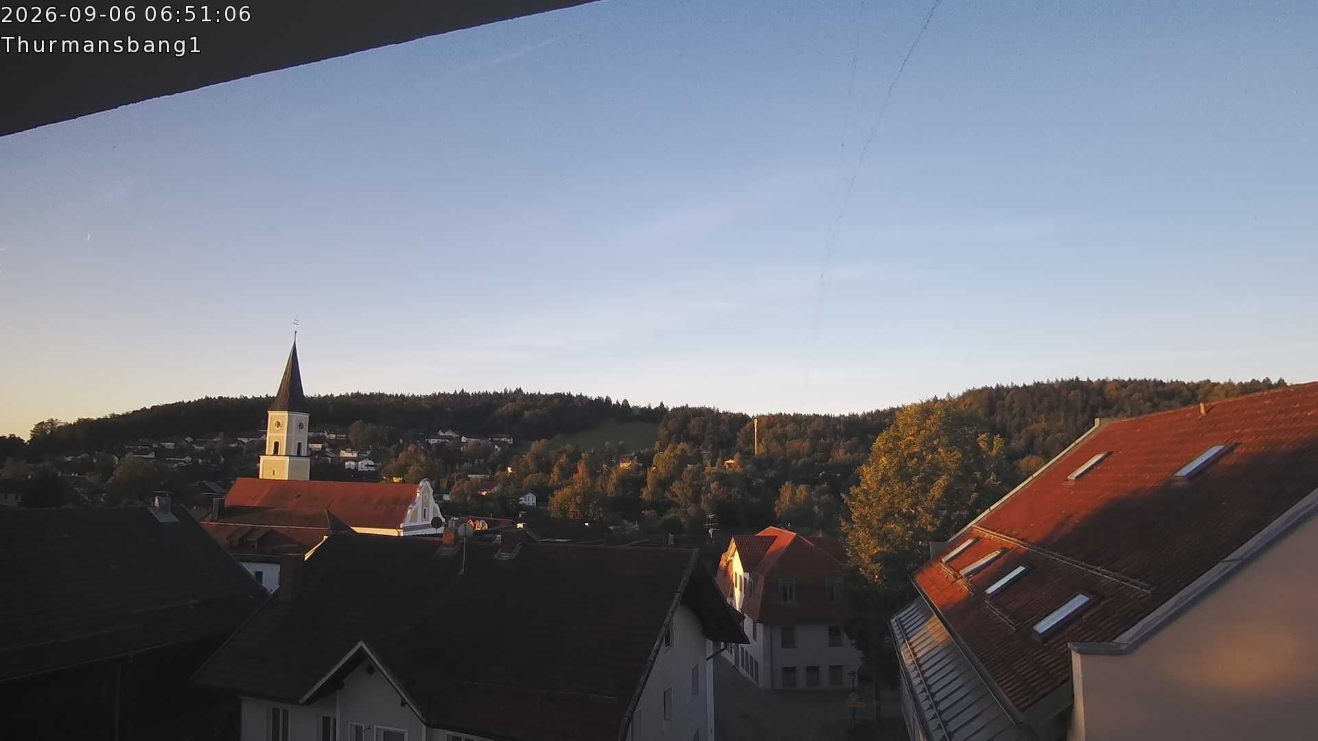 Archiv Foto Webcam Blick auf Thurmansbang im Bayerischen Wald