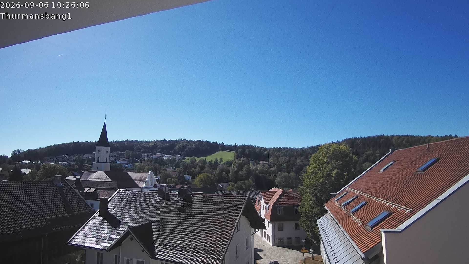 Archiv Foto Webcam Blick auf Thurmansbang im Bayerischen Wald