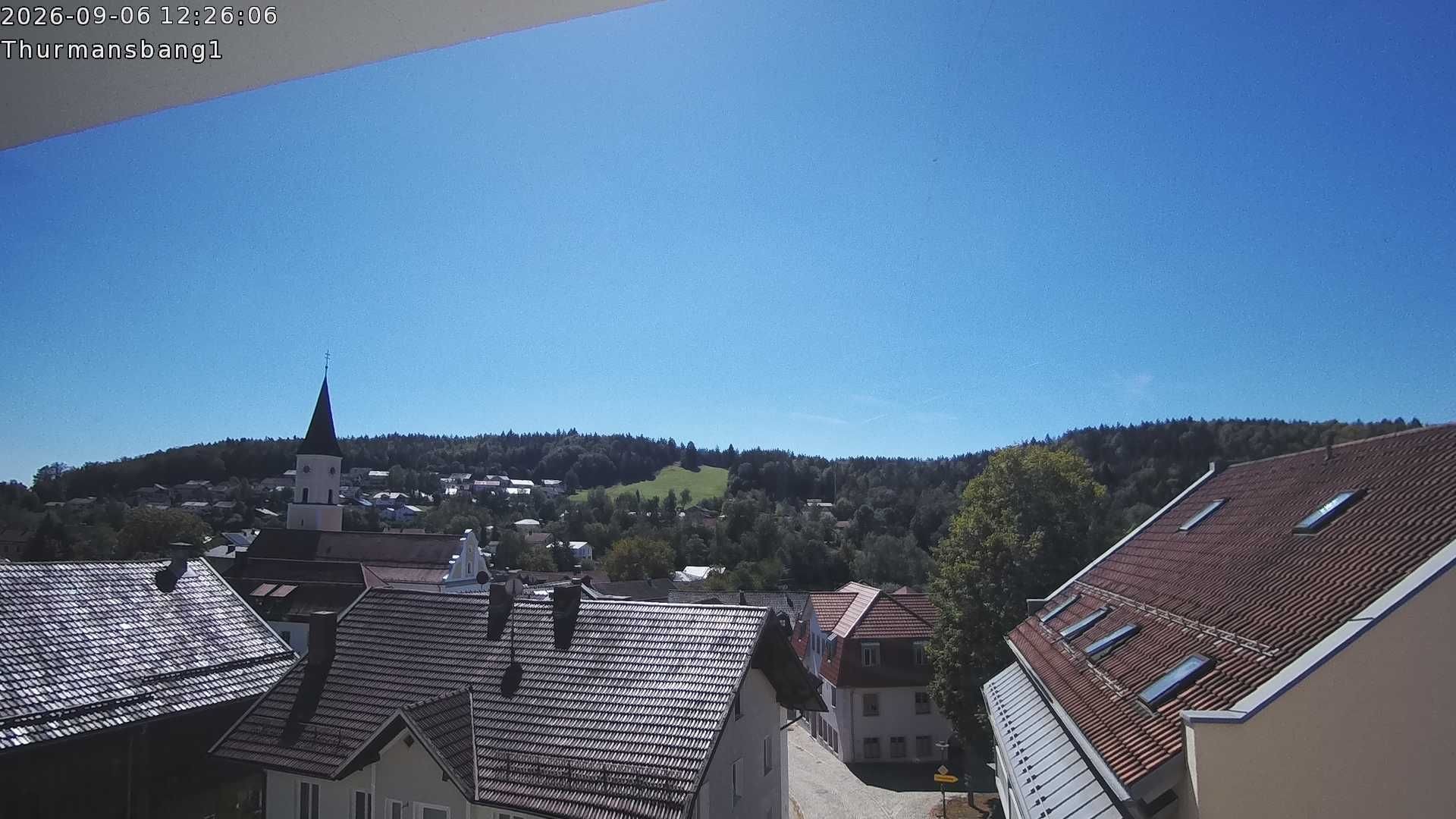 Archiv Foto Webcam Blick auf Thurmansbang im Bayerischen Wald