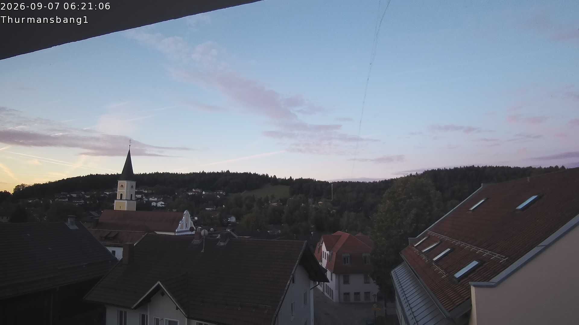 Archiv Foto Webcam Blick auf Thurmansbang im Bayerischen Wald