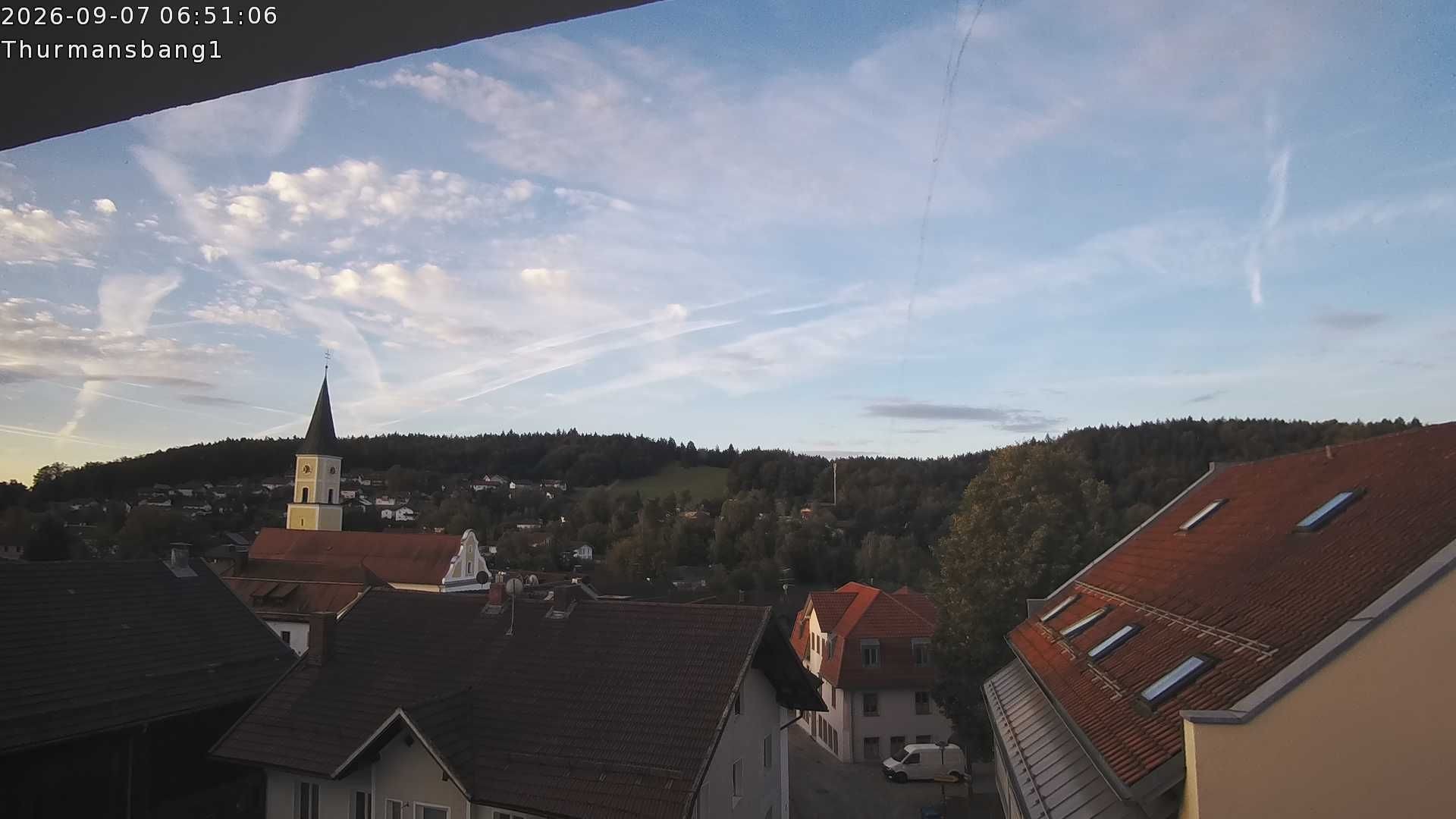 Archiv Foto Webcam Blick auf Thurmansbang im Bayerischen Wald