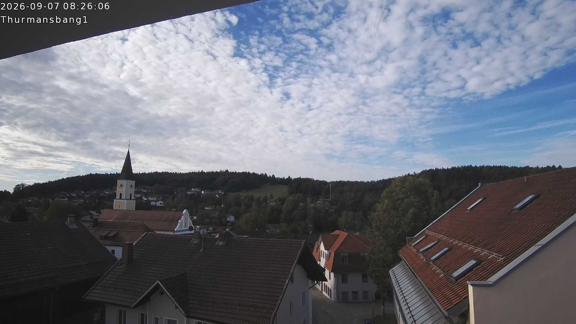 Archiv Foto Webcam Blick auf Thurmansbang im Bayerischen Wald