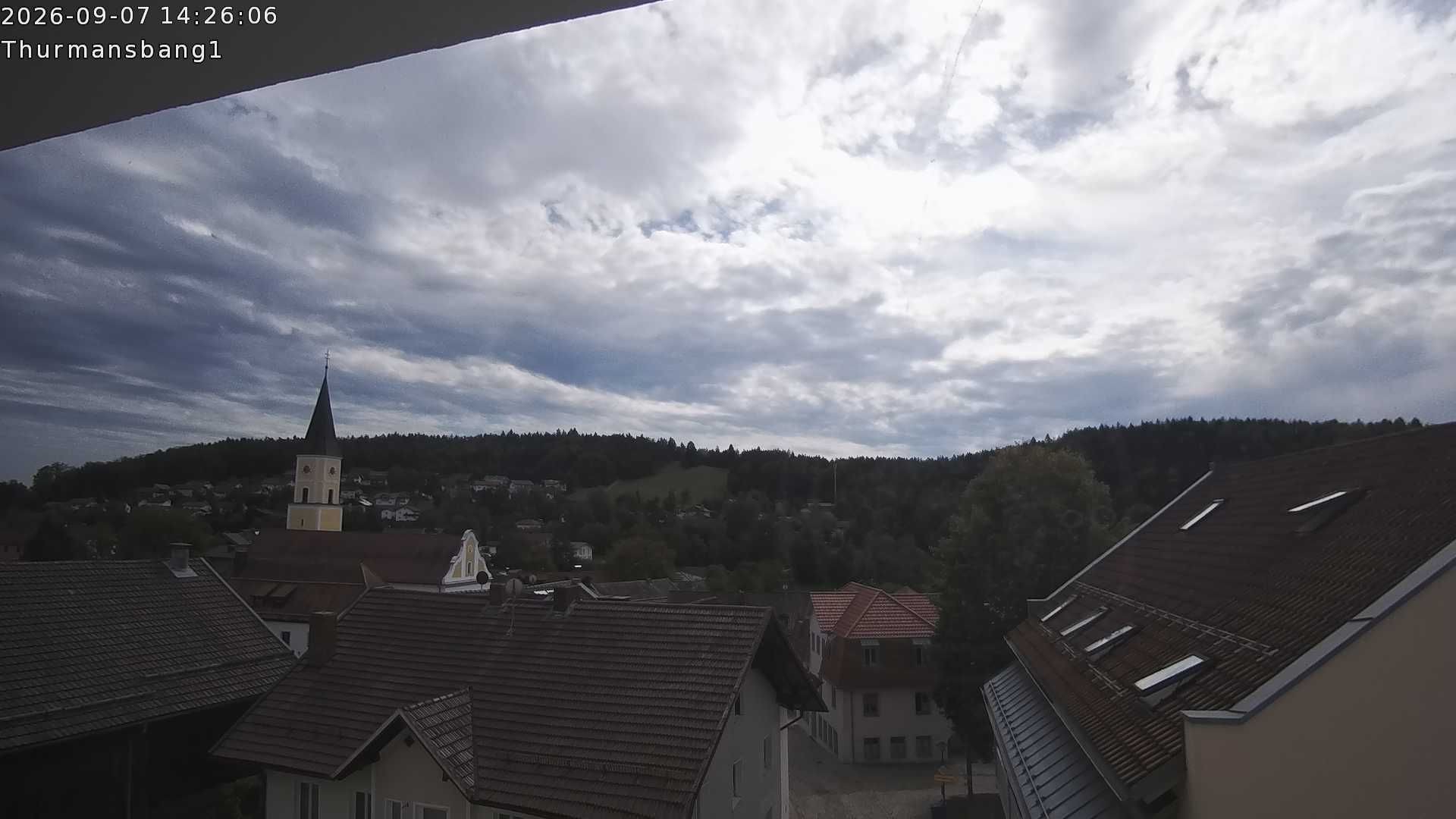Archiv Foto Webcam Blick auf Thurmansbang im Bayerischen Wald