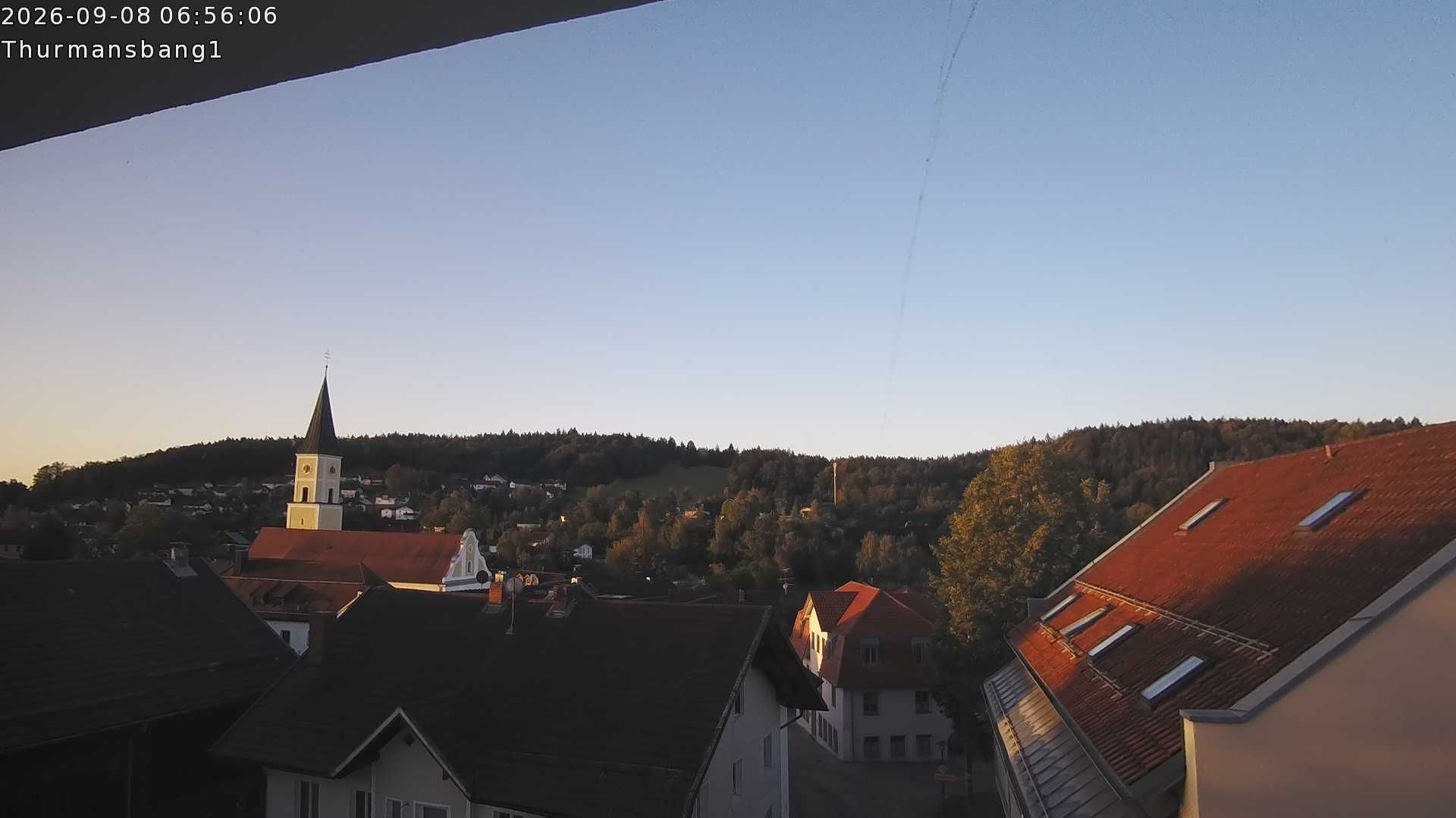 Archiv Foto Webcam Blick auf Thurmansbang im Bayerischen Wald