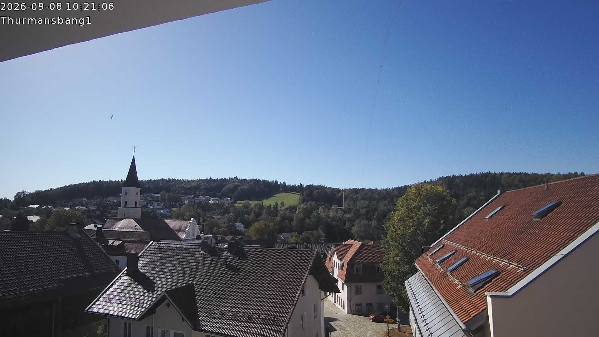 Archiv Foto Webcam Blick auf Thurmansbang im Bayerischen Wald
