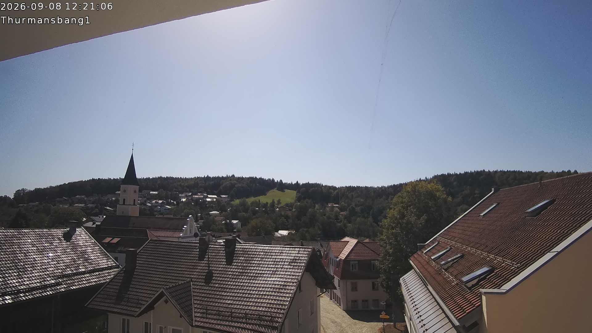 Archiv Foto Webcam Blick auf Thurmansbang im Bayerischen Wald