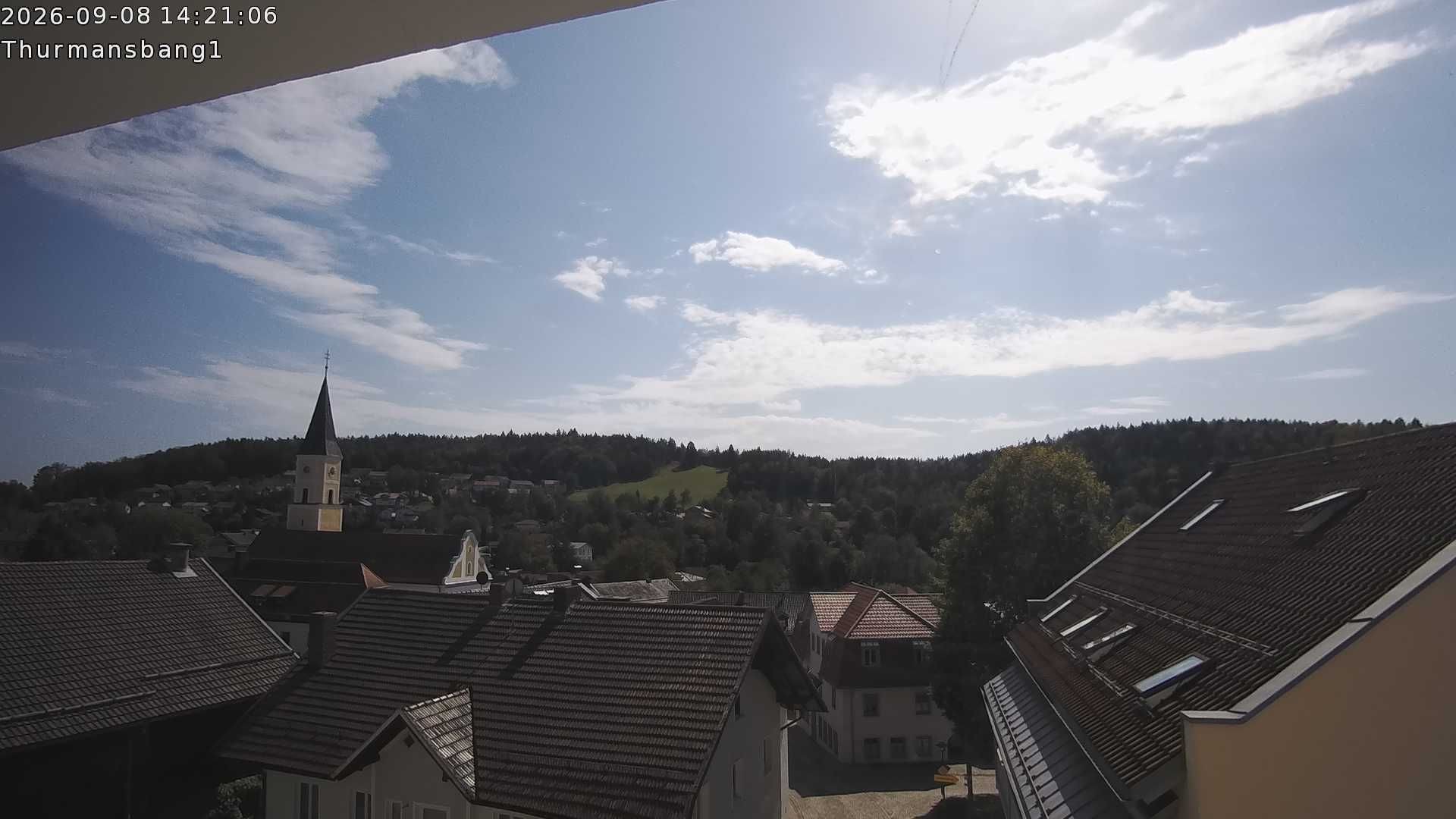 Archiv Foto Webcam Blick auf Thurmansbang im Bayerischen Wald
