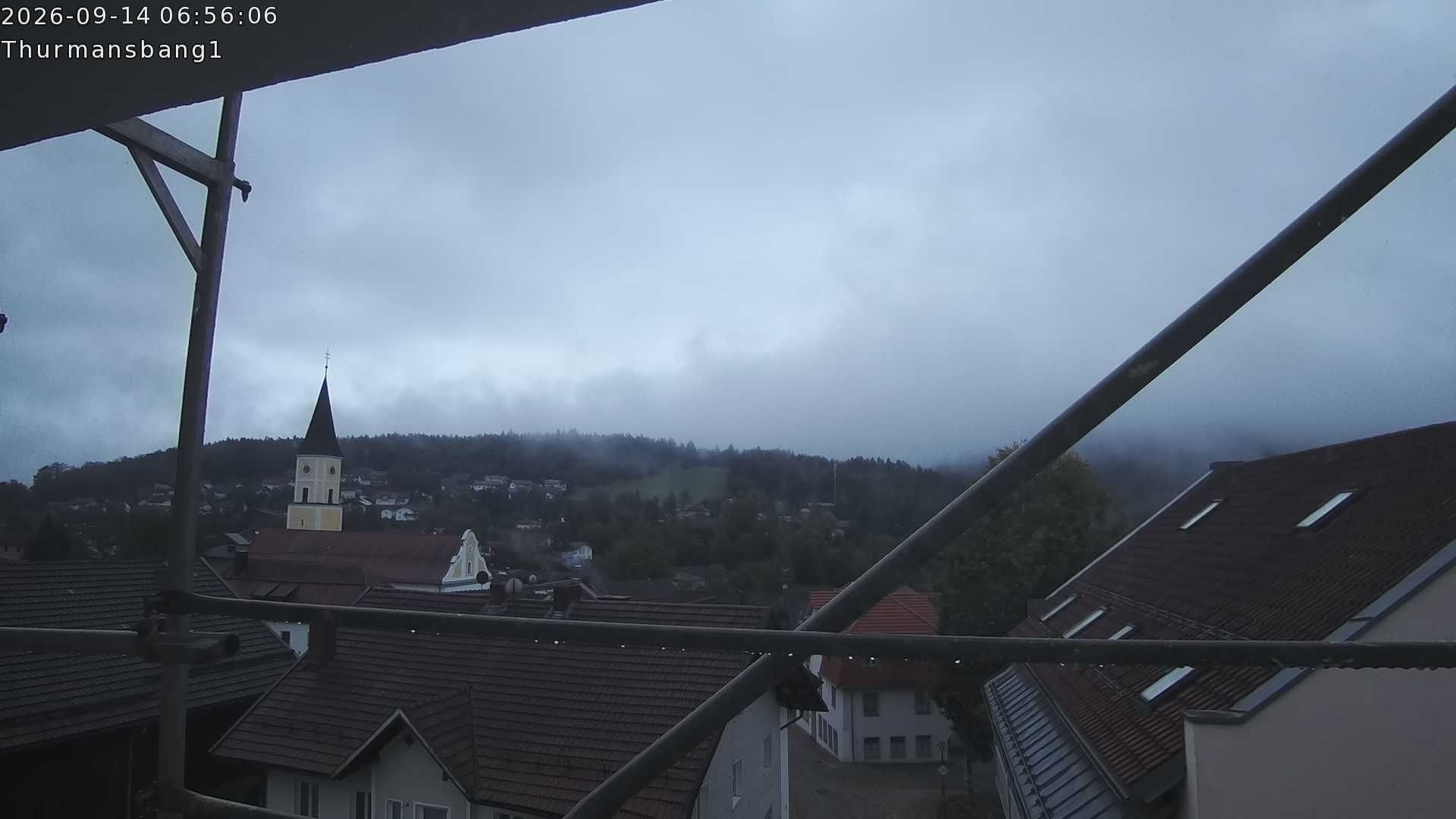 Archiv Foto Webcam Blick auf Thurmansbang im Bayerischen Wald
