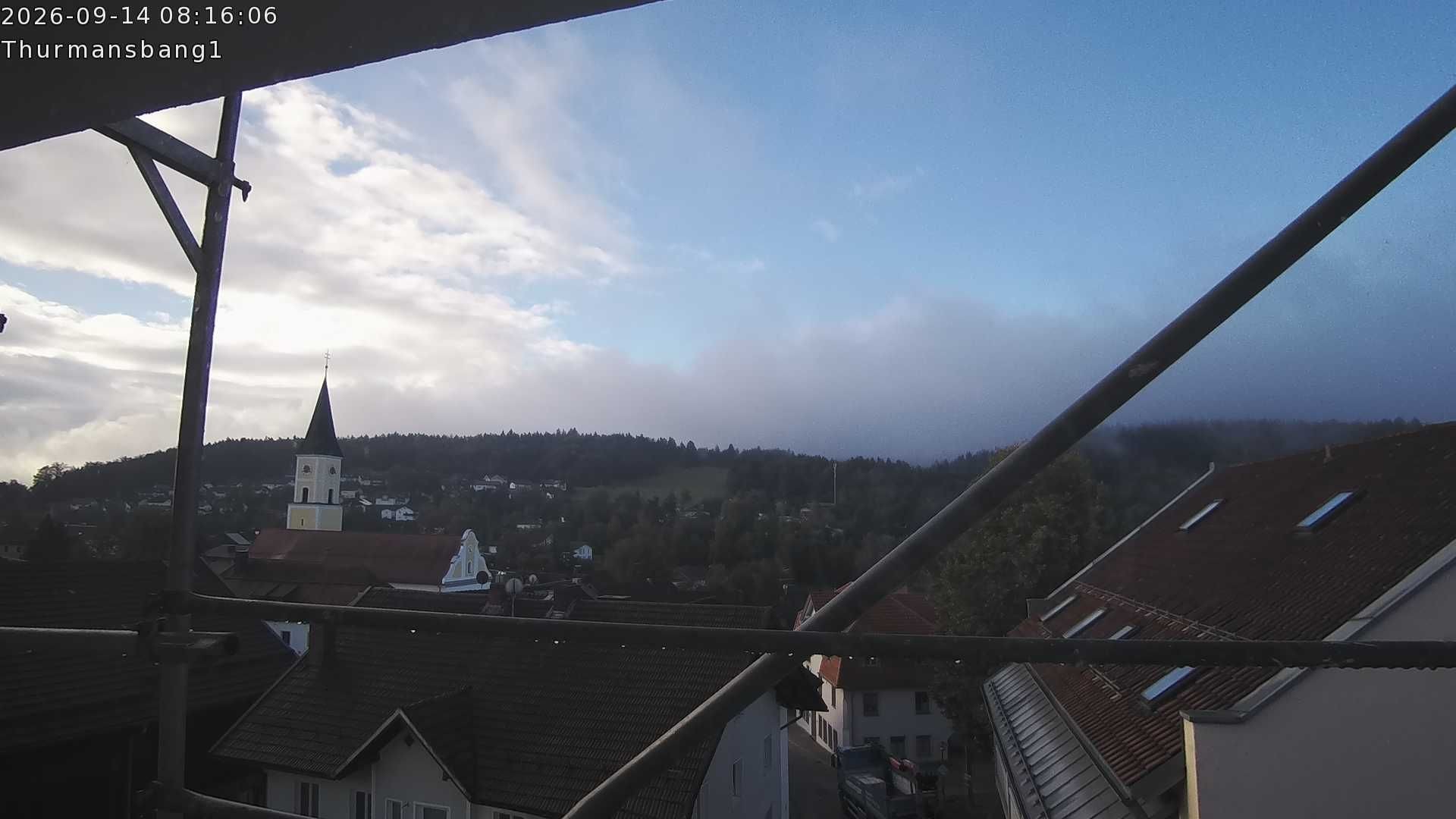 Archiv Foto Webcam Blick auf Thurmansbang im Bayerischen Wald