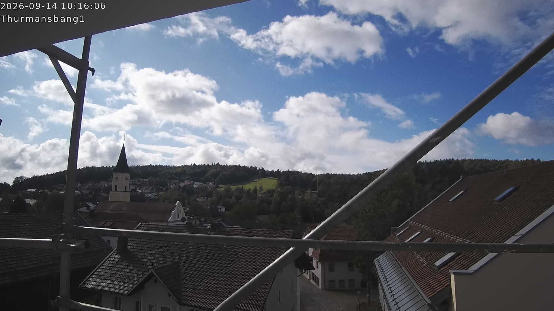 Archiv Foto Webcam Blick auf Thurmansbang im Bayerischen Wald