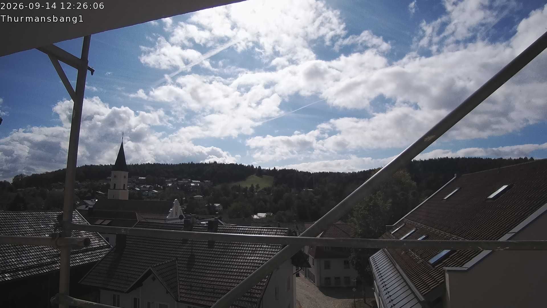 Archiv Foto Webcam Blick auf Thurmansbang im Bayerischen Wald