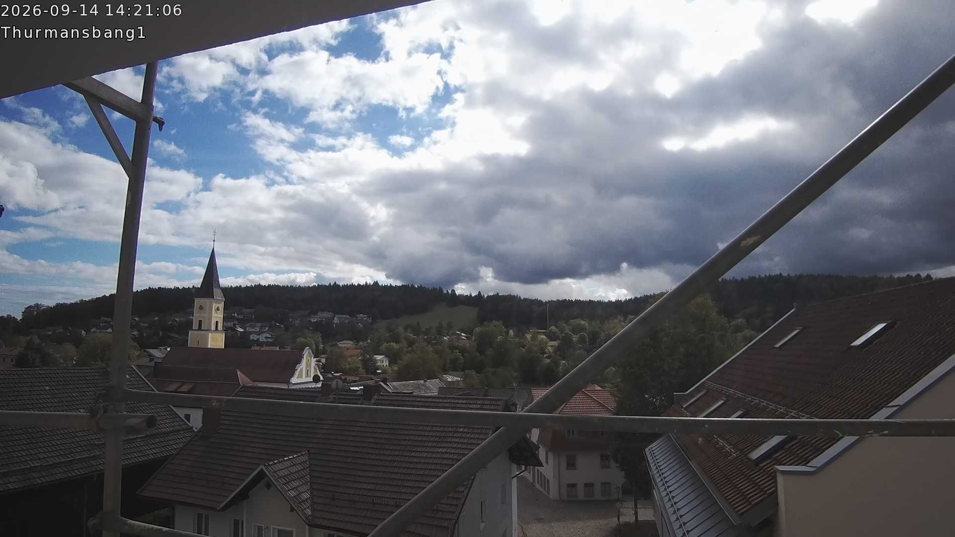 Archiv Foto Webcam Blick auf Thurmansbang im Bayerischen Wald