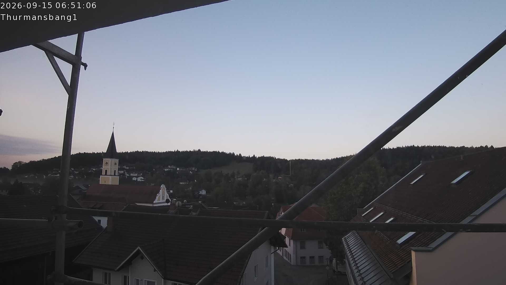 Archiv Foto Webcam Blick auf Thurmansbang im Bayerischen Wald