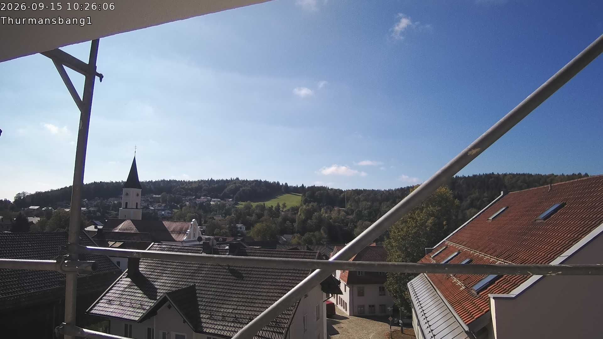 Archiv Foto Webcam Blick auf Thurmansbang im Bayerischen Wald