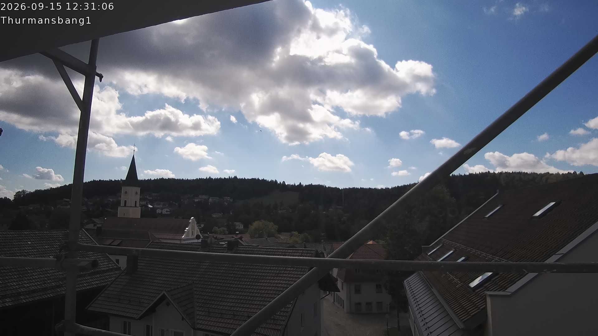 Archiv Foto Webcam Blick auf Thurmansbang im Bayerischen Wald