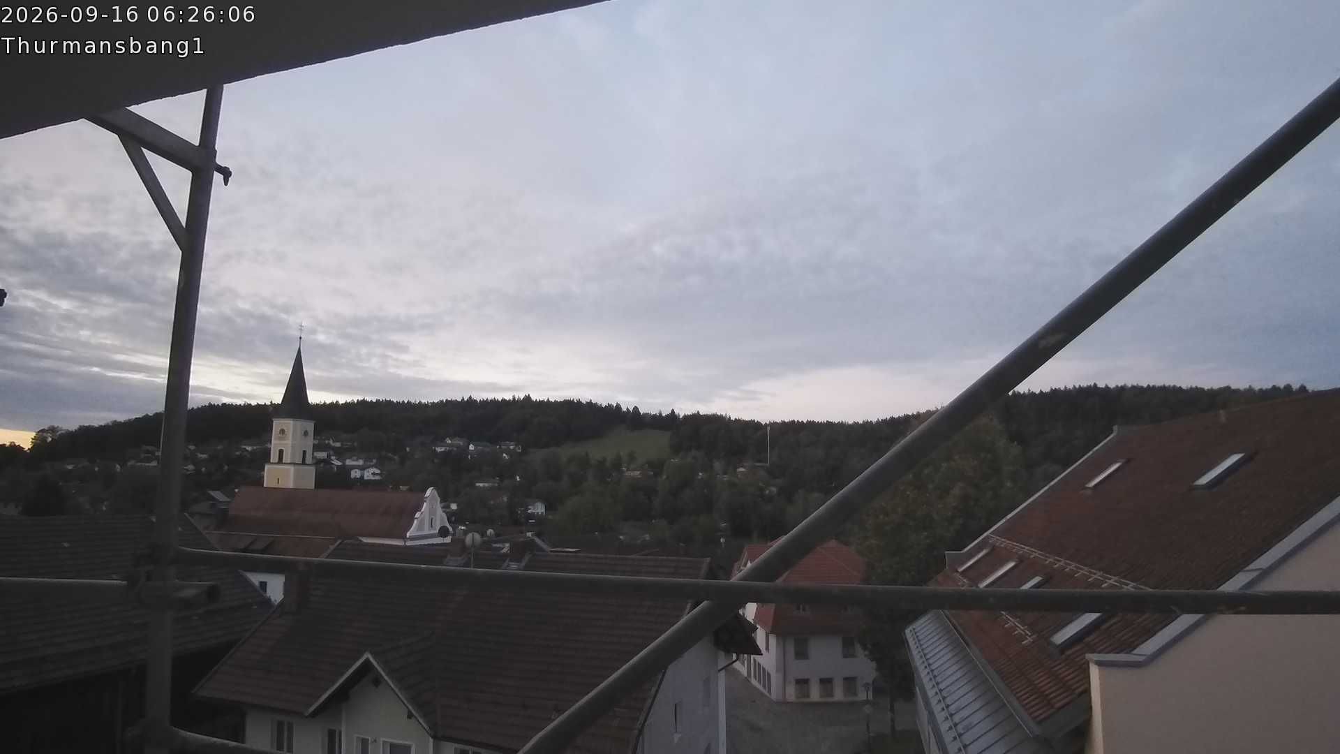 Archived image Webcam Thurmansbang village