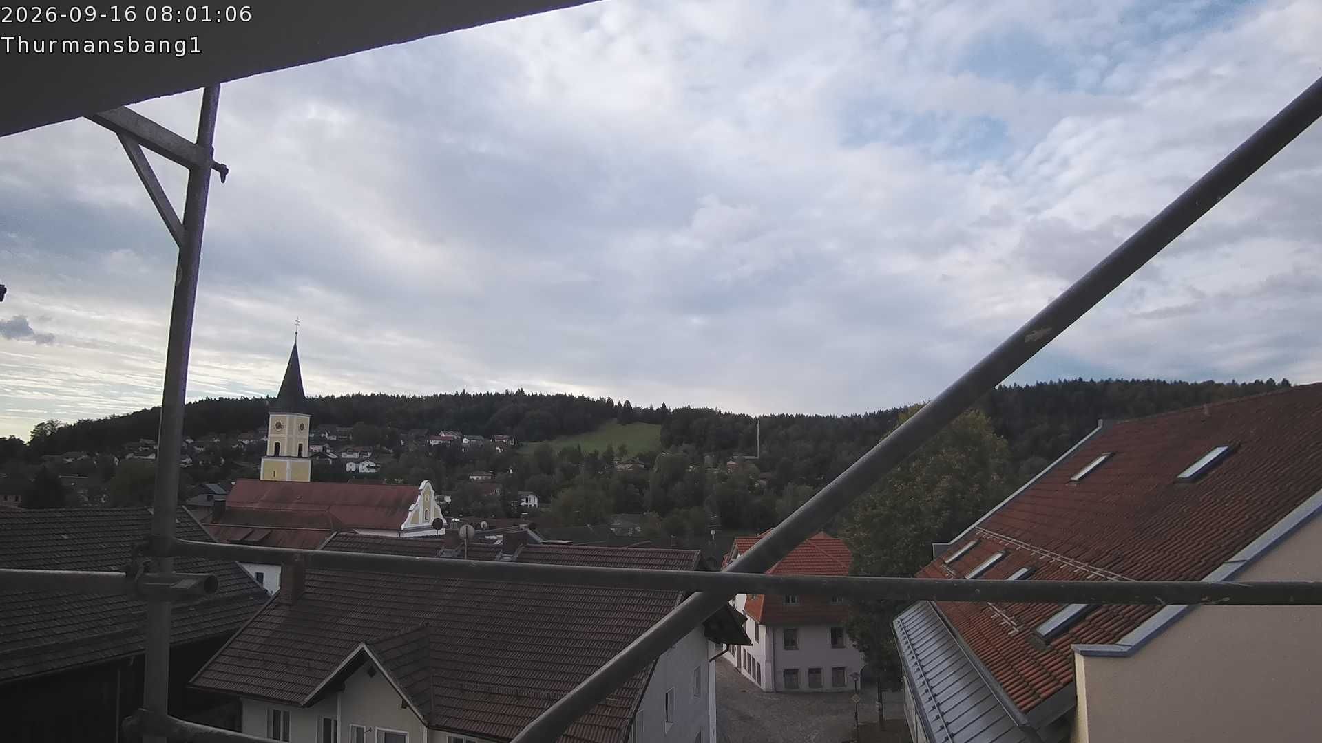 Archived image Webcam Thurmansbang village