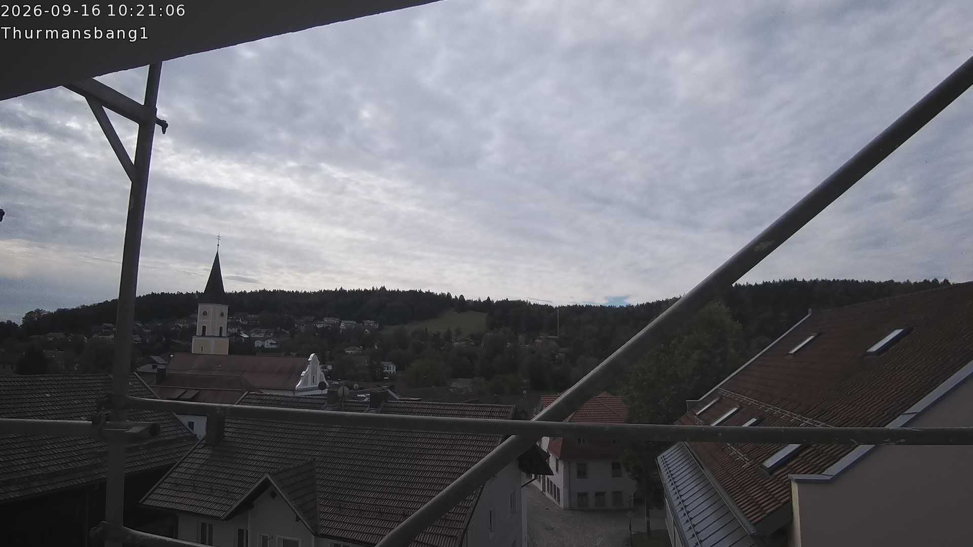 Archived image Webcam Thurmansbang village
