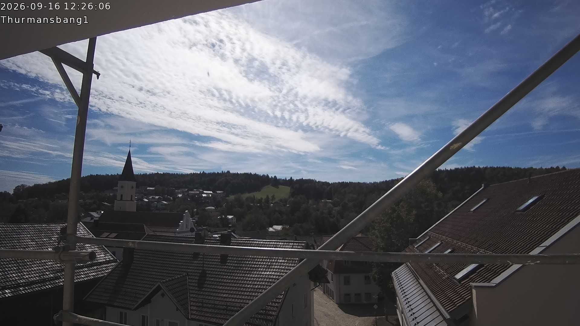Archived image Webcam Thurmansbang village