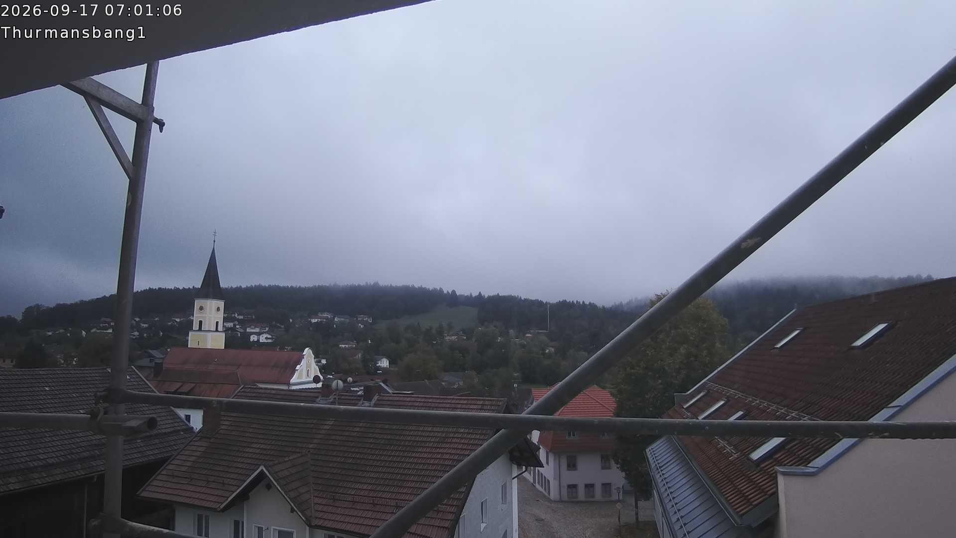 Archiv Foto Webcam Blick auf Thurmansbang im Bayerischen Wald