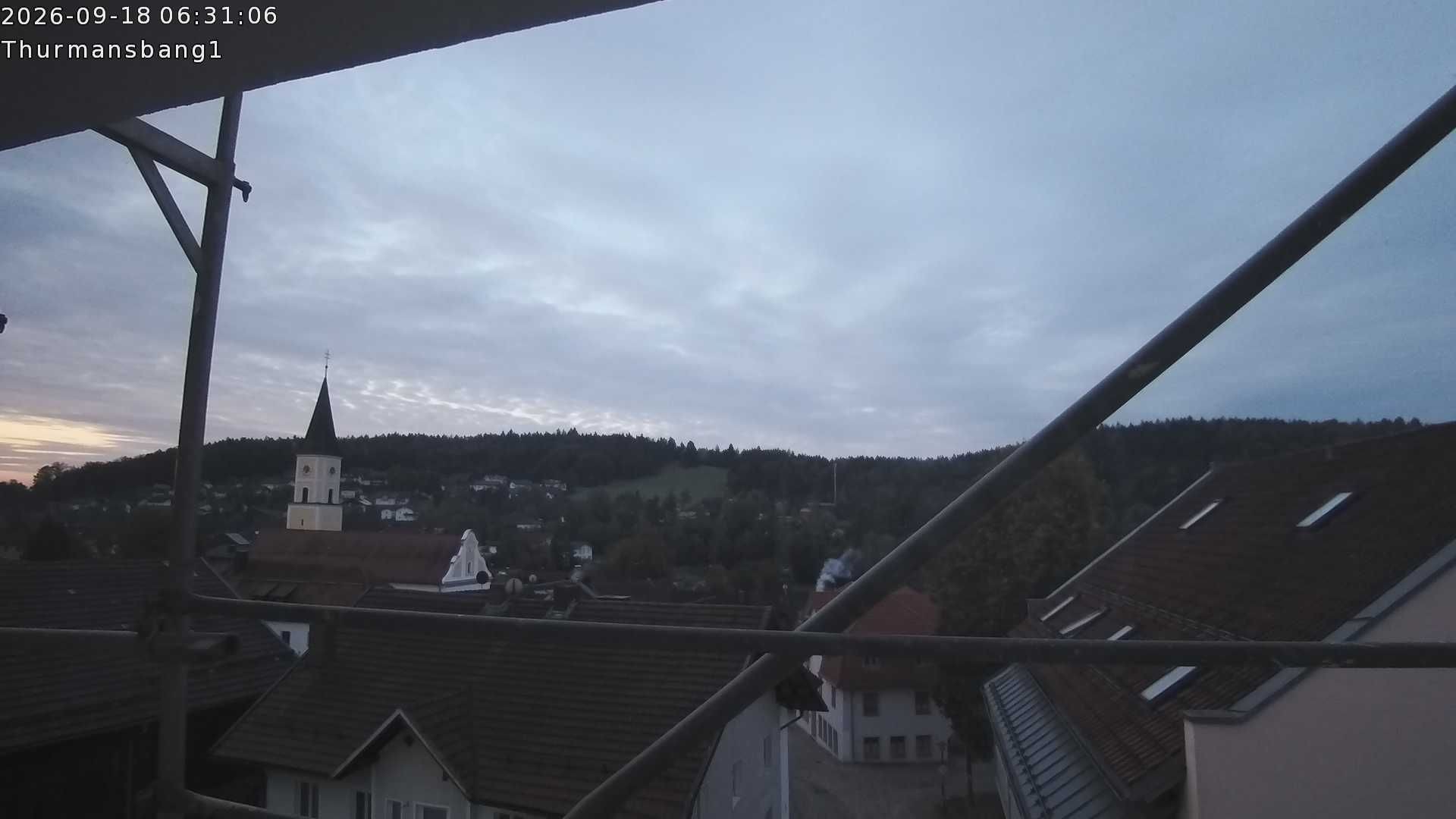 Archiv Foto Webcam Blick auf Thurmansbang im Bayerischen Wald