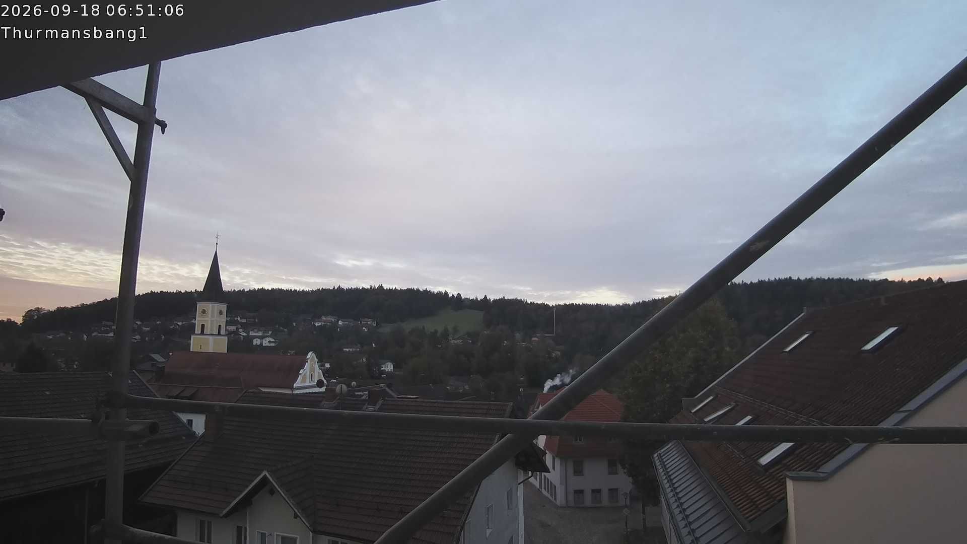 Archiv Foto Webcam Blick auf Thurmansbang im Bayerischen Wald
