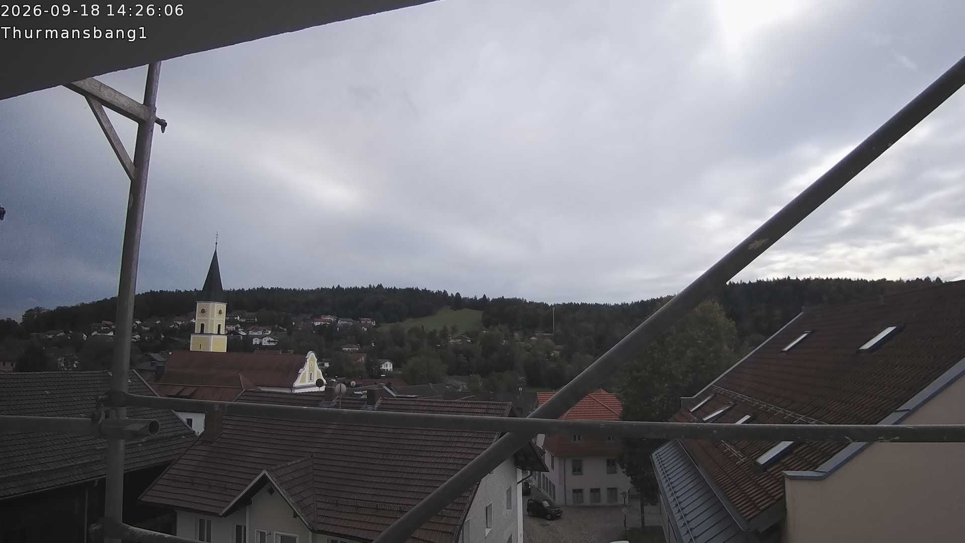Archived image Webcam Thurmansbang village