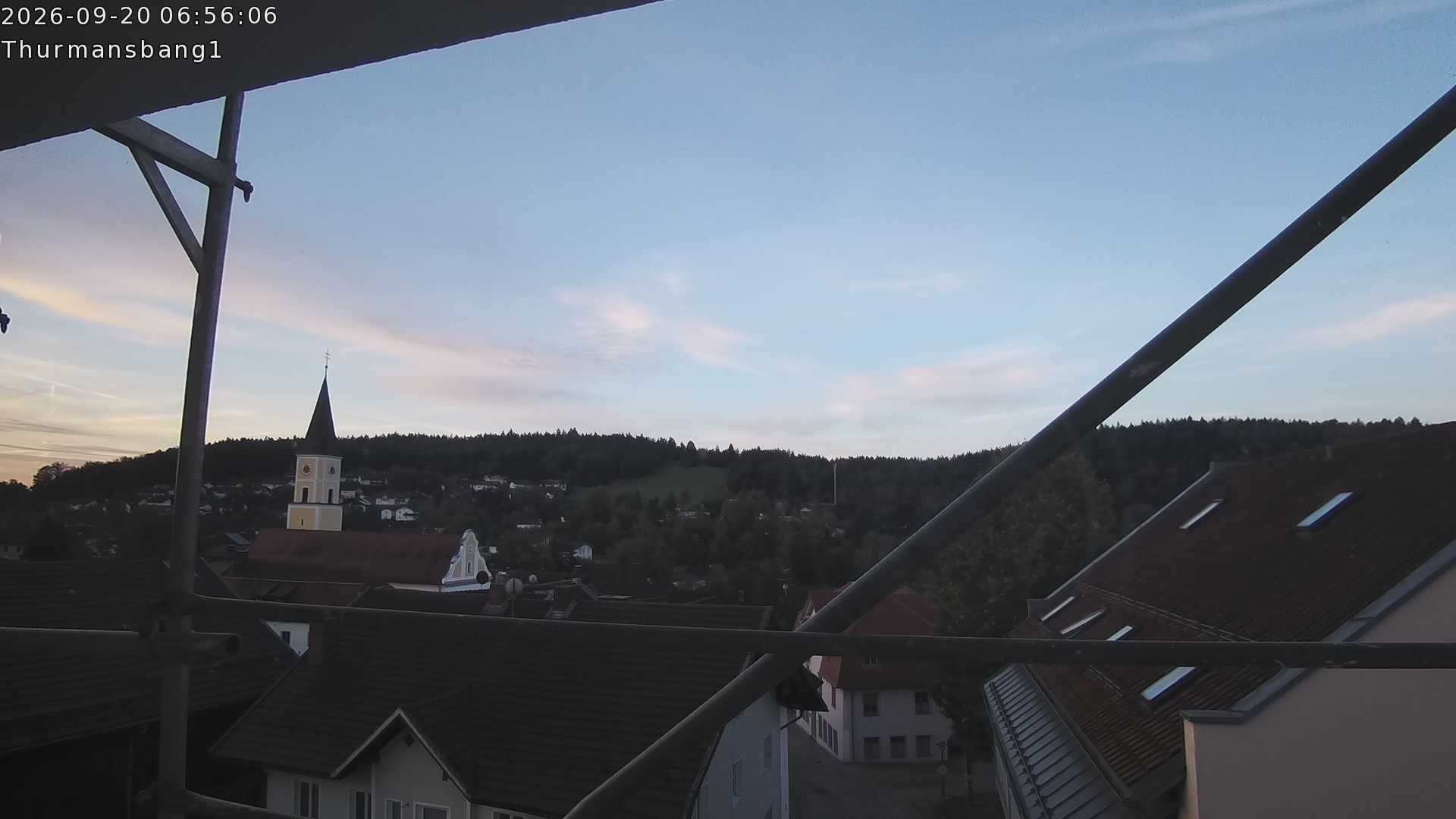 Archived image Webcam Thurmansbang village