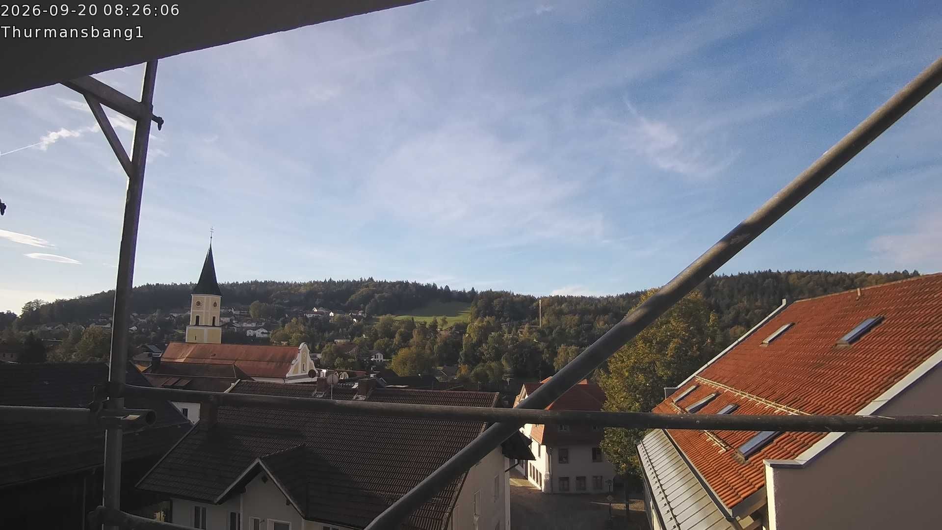 Archived image Webcam Thurmansbang village