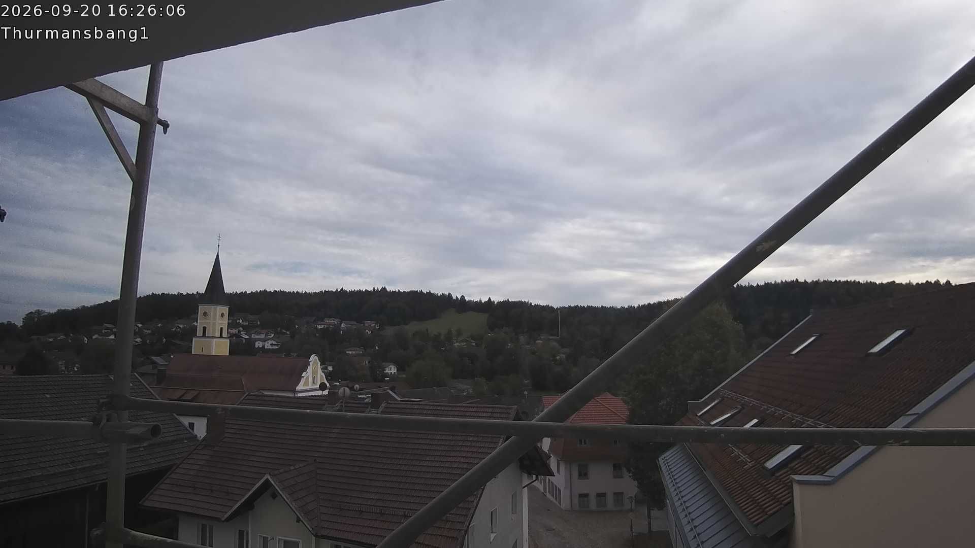Archived image Webcam Thurmansbang village