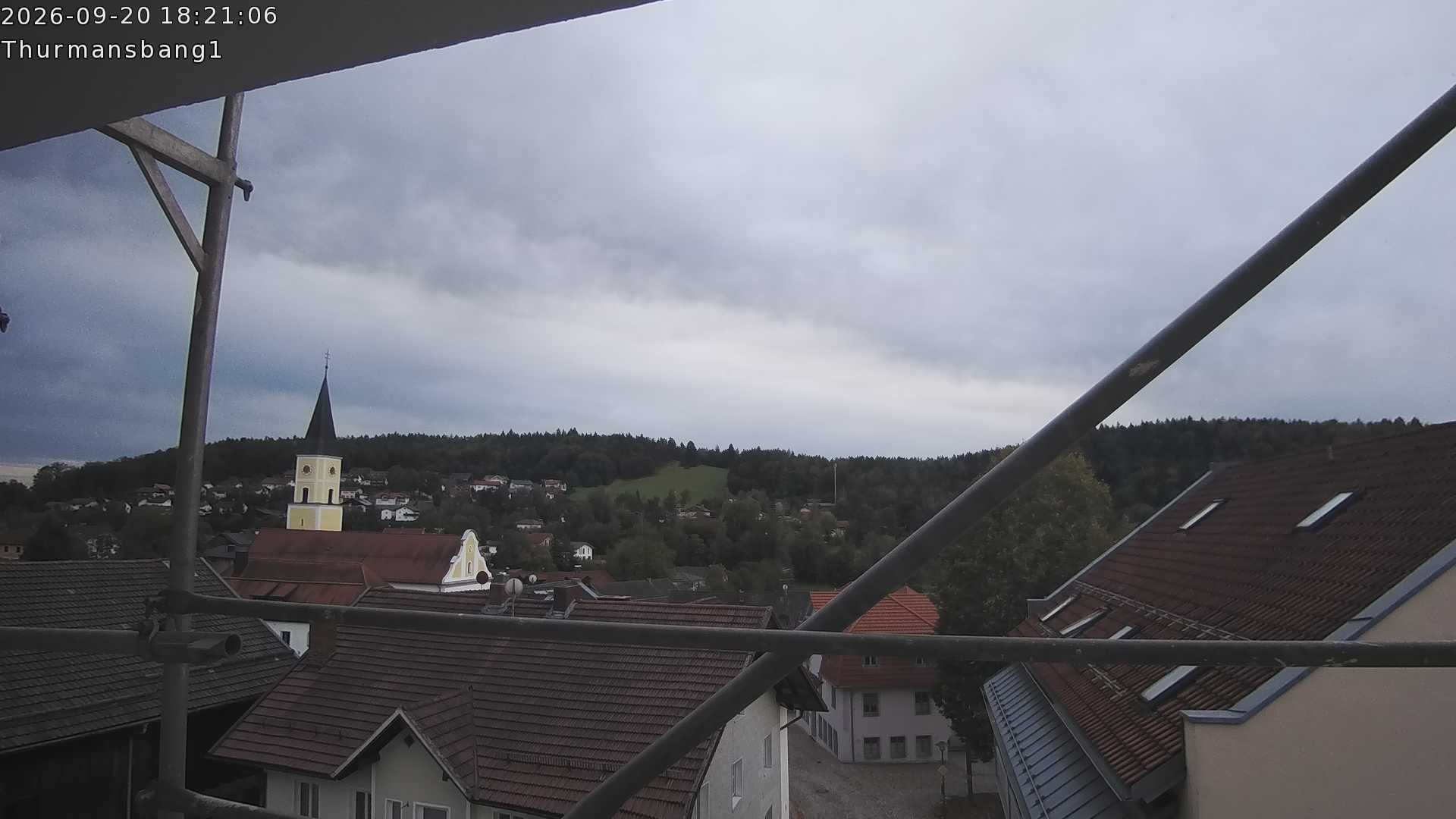Archived image Webcam Thurmansbang village