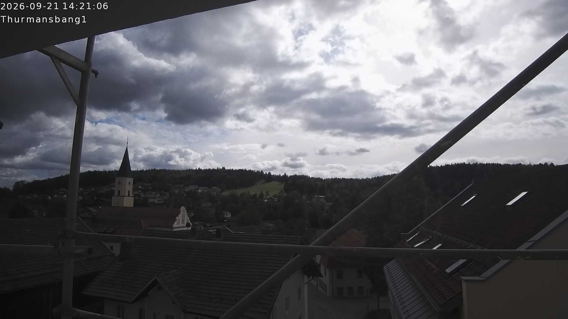 Archiv Foto Webcam Blick auf Thurmansbang im Bayerischen Wald