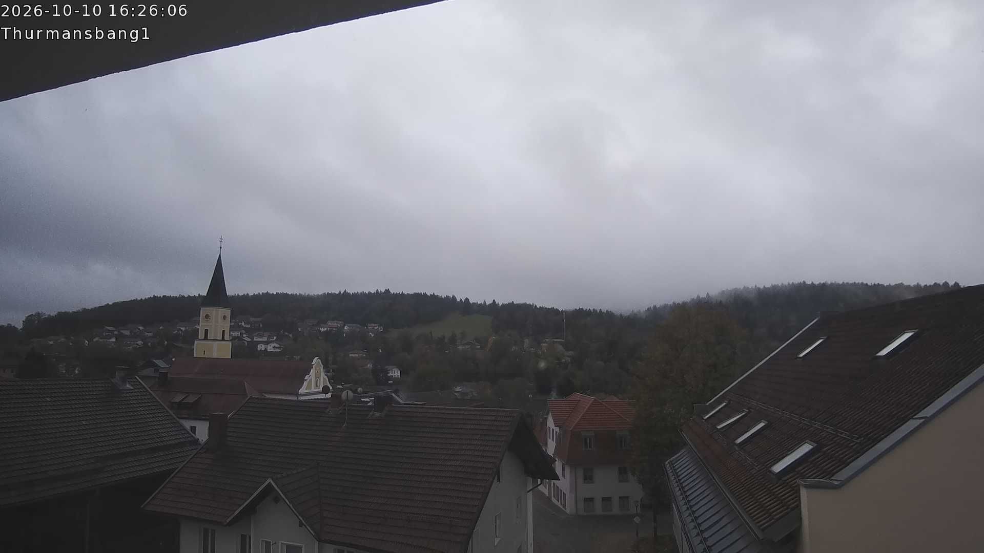 Archived image Webcam Thurmansbang village