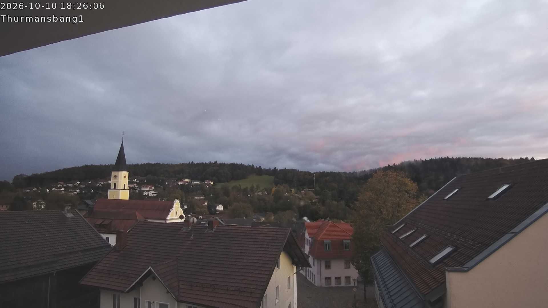 Archived image Webcam Thurmansbang village